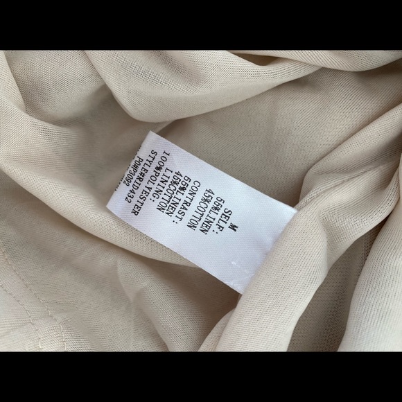 Linen knee length dress Roolee - Picture 7 of 9